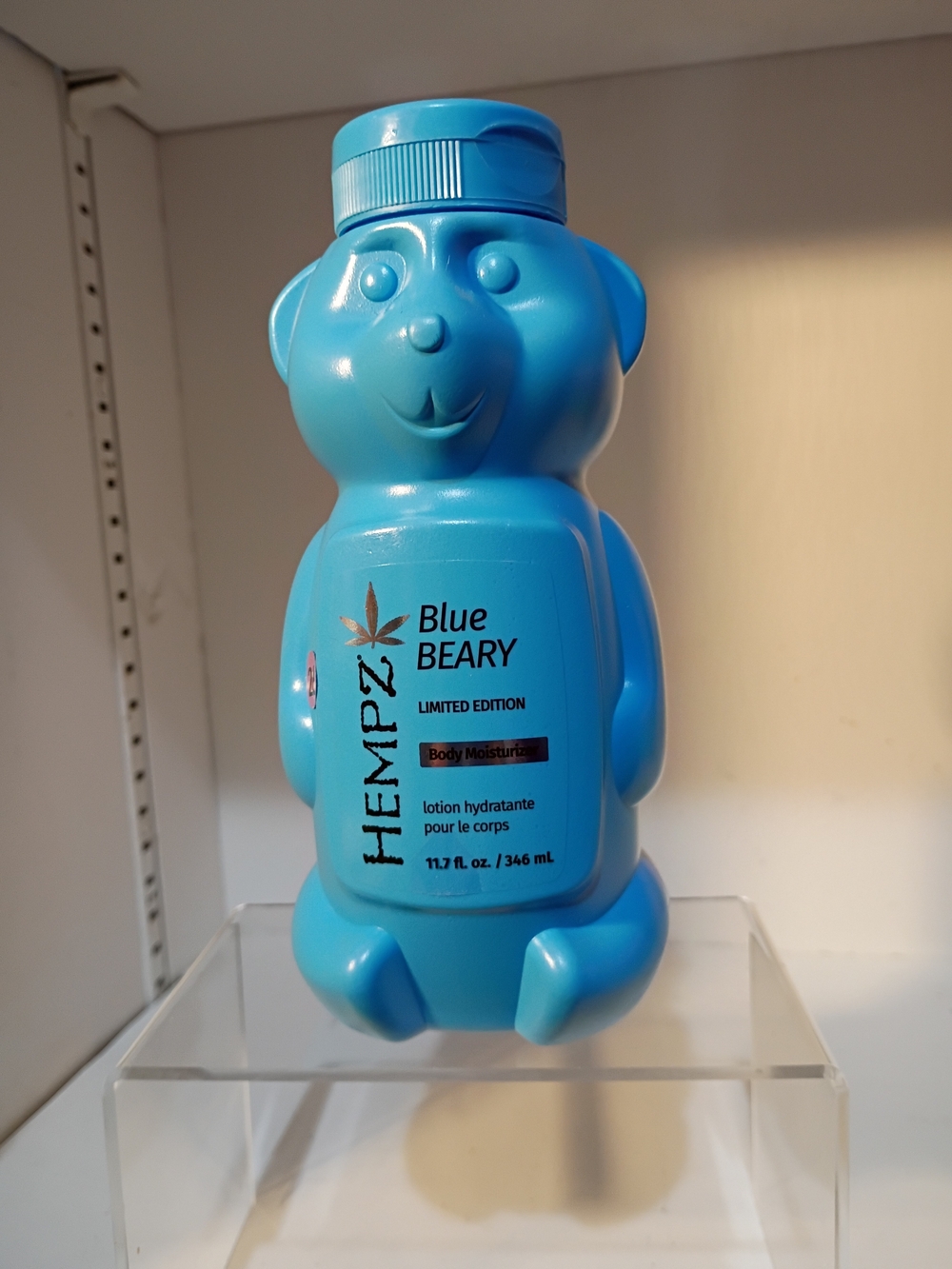 Hempz Blue Beary Kids Body Moisturizer - Bright Blue Bear Bottle